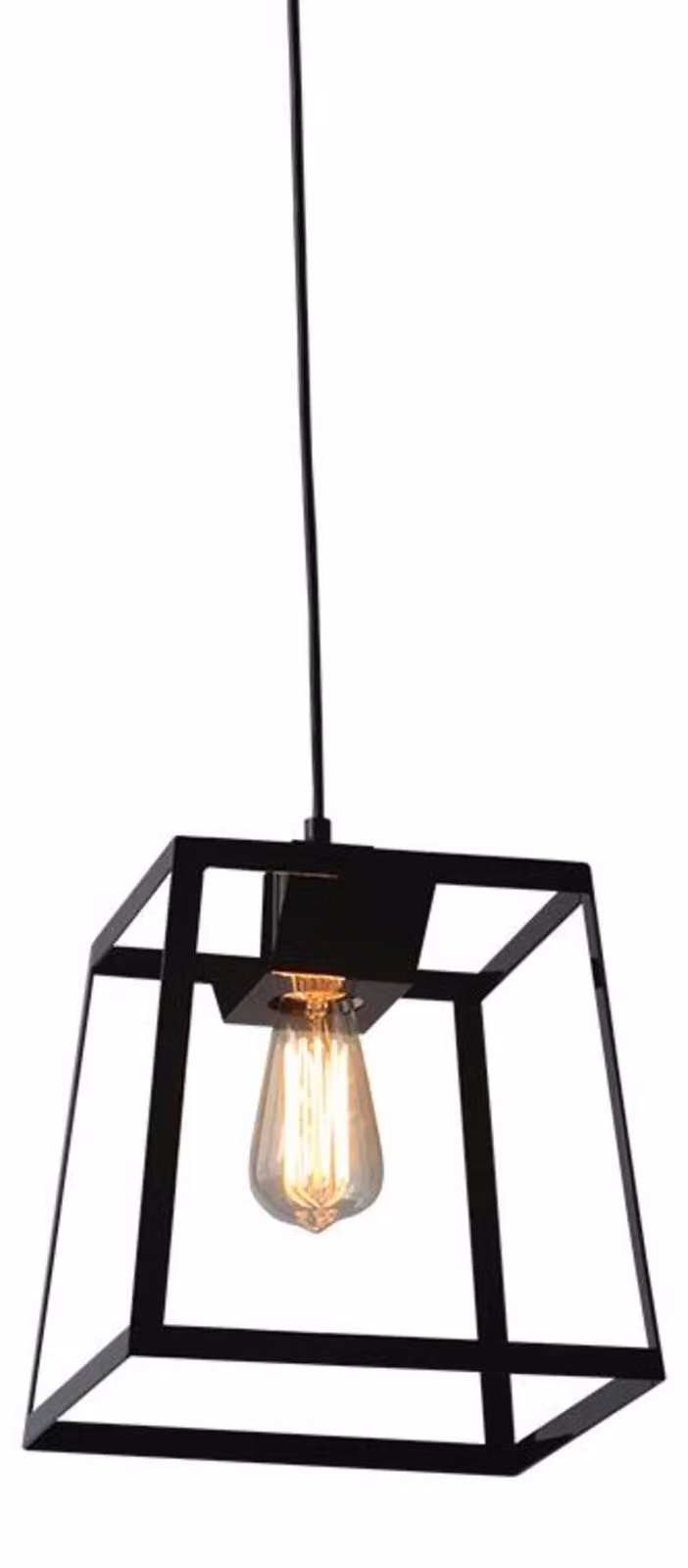 Lampada a sospensione vintage ACA KS1444P1SBK