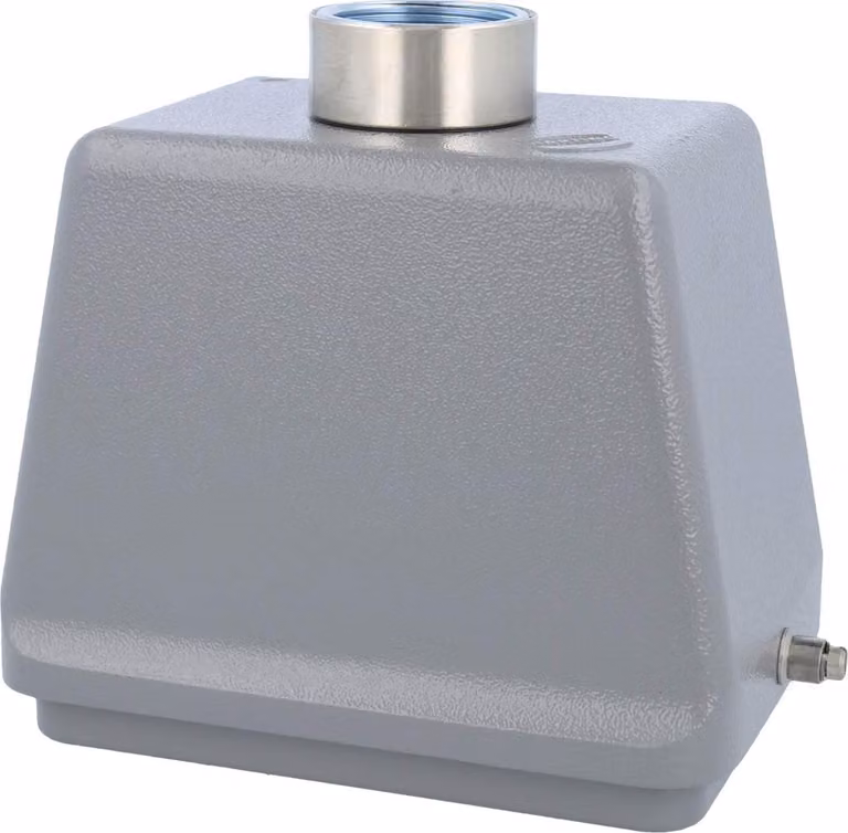 HARTING Han 48B Contenitore con manicotto alto, 1xM32 uscita cavo diritta, per 1 staffa (nella parte inferiore) Vite M32