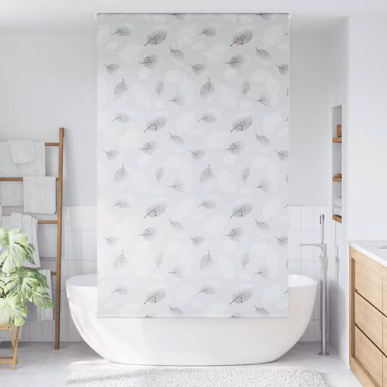 vidaXL Tenda a Rullo Doccia 140x240 cm Larghezza Tessuto 136 cm