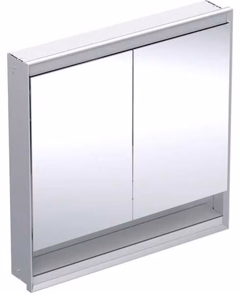 Geberit ONE armoire de toilette avec ComfortLight, 2 portes, montage encastré, avec niche, 90x90x15cm, 505.823.00.1, 505.823.00.1