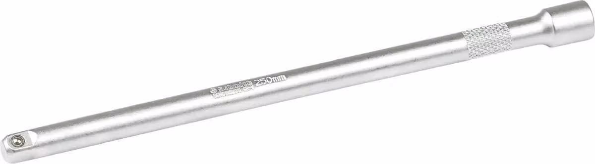 Prolunga per chiave a bussola Schmith, 3/8", 250mm, serie PRO, in acciaio CrV. Accessorio per chiavi a bussola, chiavi a cricchetto, bussole e utensili per officina. Adattatore per inserti per chiavi a bussola