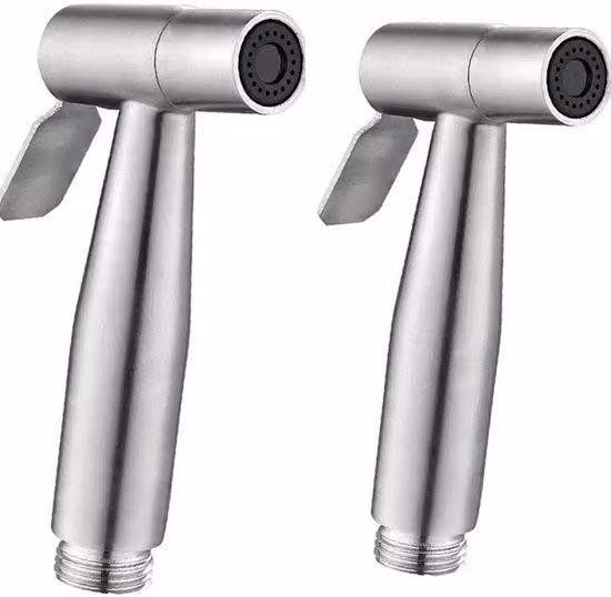 2 ugelli bidet portatili in acciaio inossidabile – per pannolini, bagno, cucina e WC