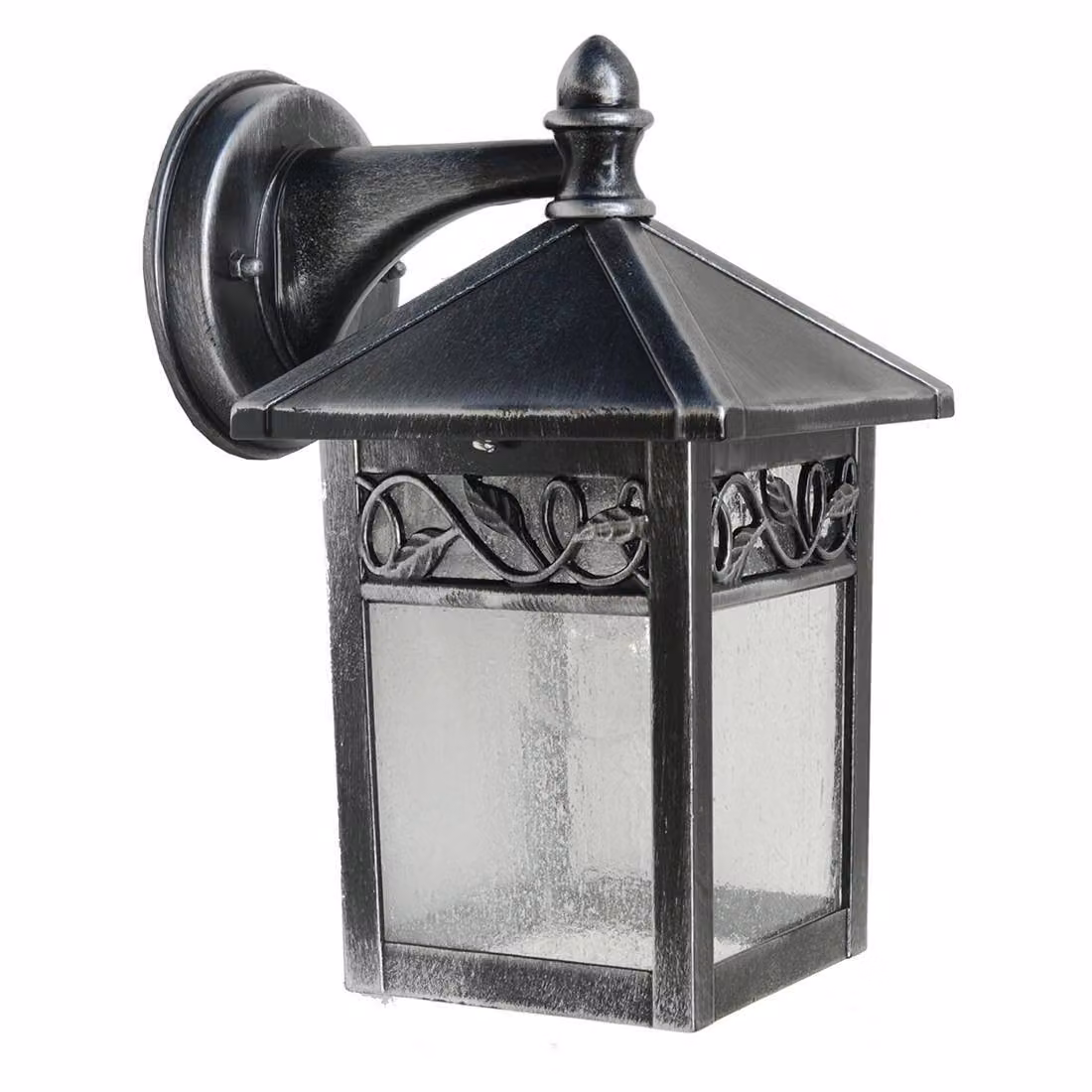 Garden Zone lampada da parete per esterni Winchcombe retro nero E27 60W