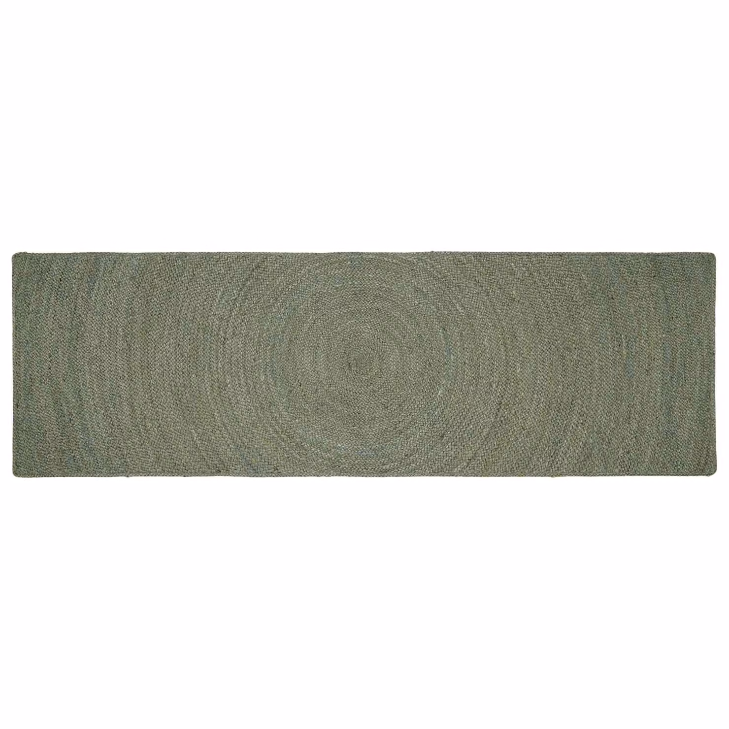 Tappeto in juta vidaXL verde oliva per area living L: 200 cm, P: 80 cm