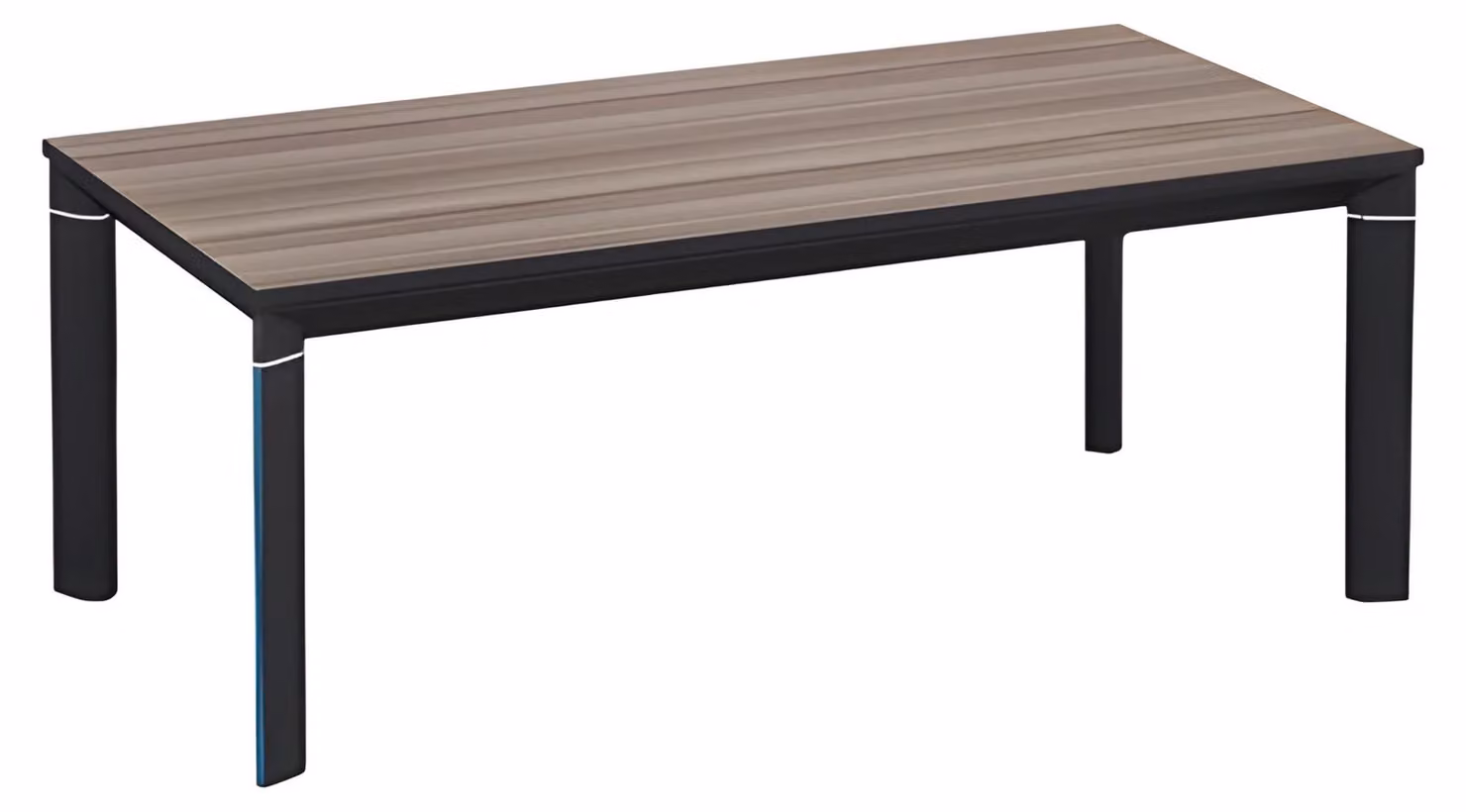 Couchtisch Modern Holzoptik Braun Schwarz Rechteckig Wohnzimmer Design Tisch