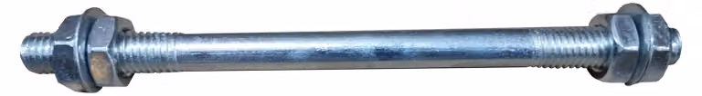 ASSE PER RUOTA CARRIOLA 210 mm