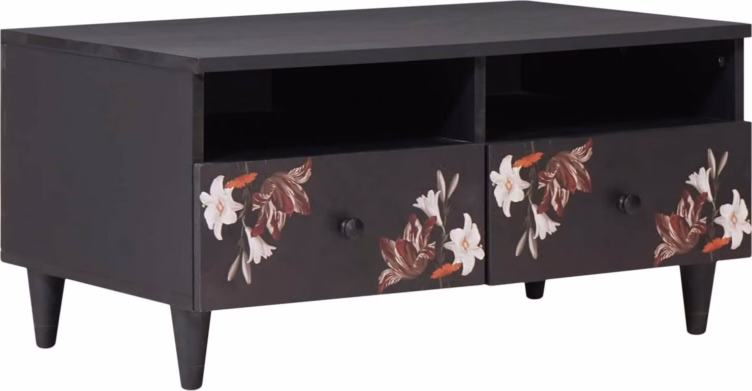 Tavolino da salotto con cassetto Multicolore 80 x 54 x 40 cm