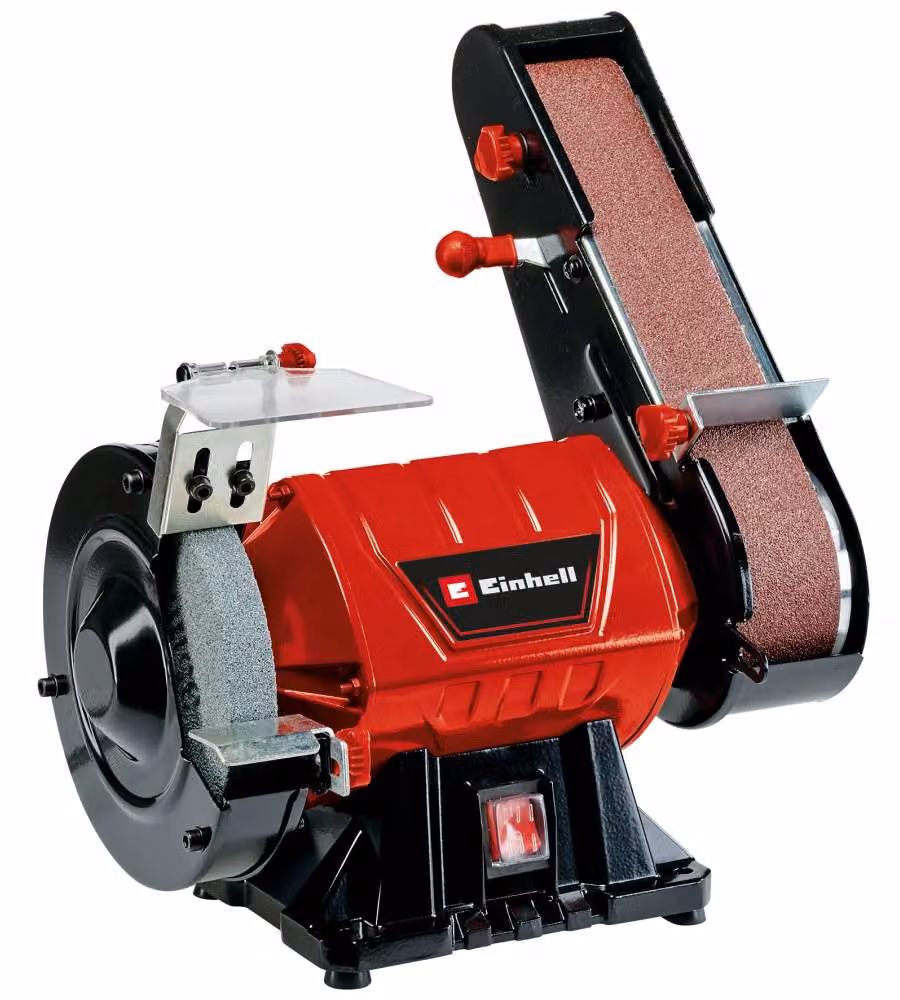 Einhell Levigatrice a Nastro Combi TC-US 350 Rosso/Nero 350W 150mm
