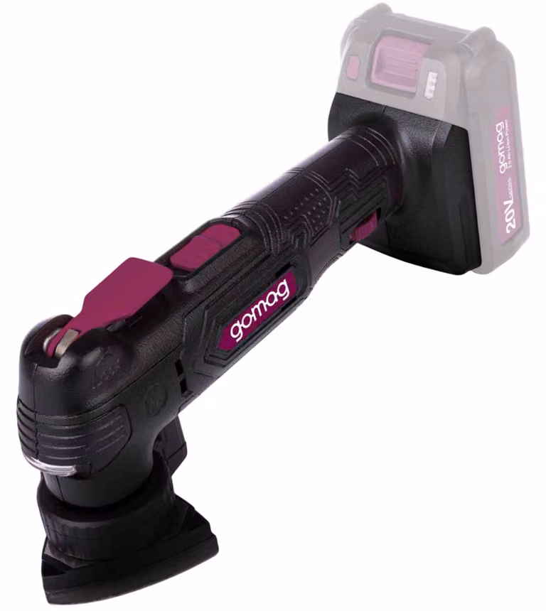 Utensile multifunzione a batteria Gomag GO-MTL40 da 20 V con ricca dotazione di accessori Solo