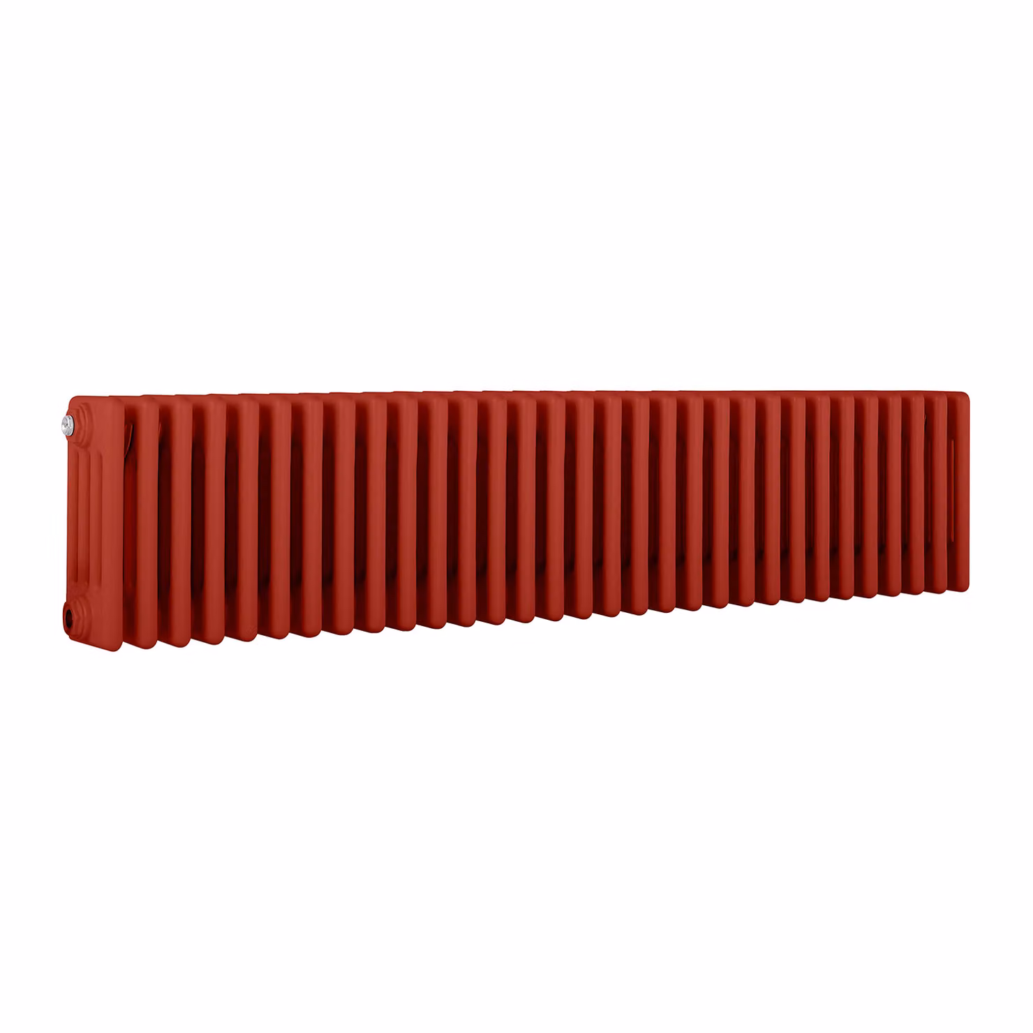 Radiatore Orizzontale a Colonne (4 Colonne) 300mm x 1415mm - Rosso (Siamese Rosso) - Regent