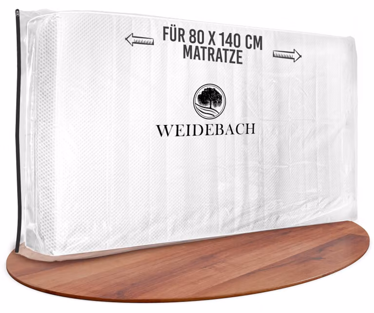 Copertura per materasso, dimensioni 80x170x25 cm, impermeabile, con cerniera