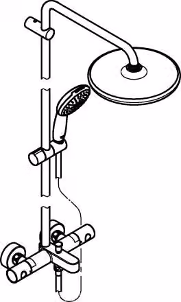 GROHE Tempesta System 250, 1 pezzo