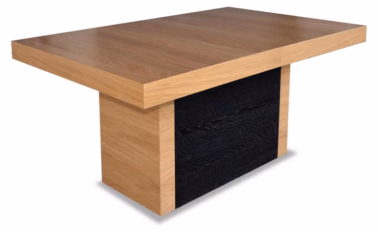 Luxus Esstisch Designer Holz Tische Möbel Säulen Tisch Esszimmer 100x250/440cm