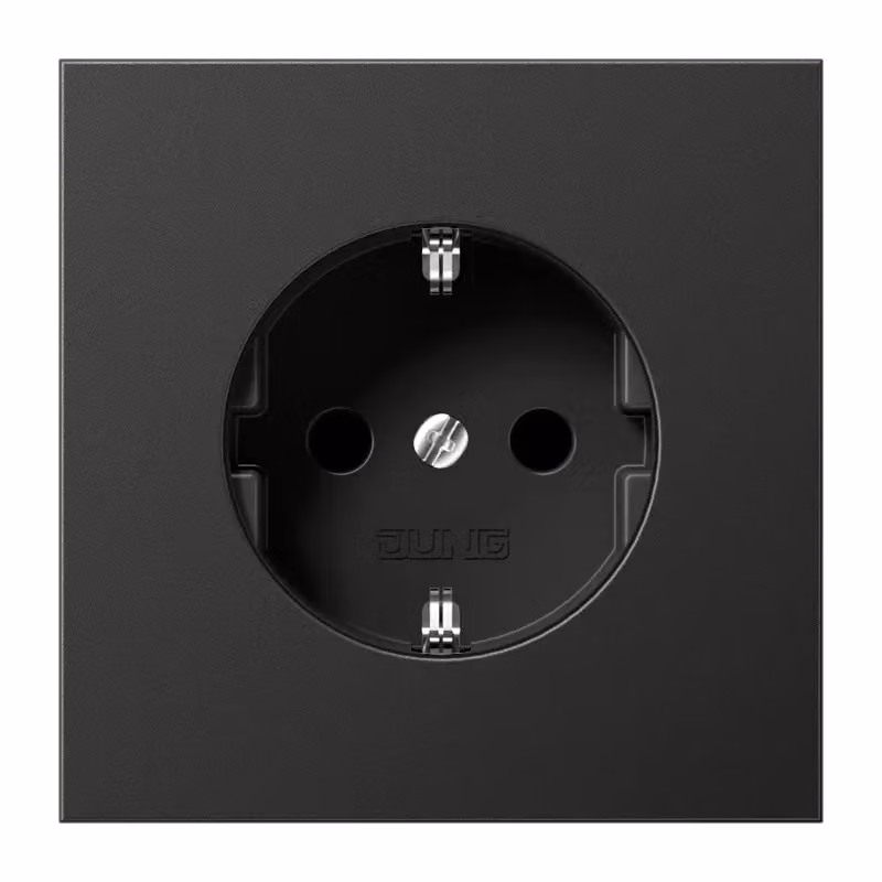 Presa Jung AL1520NKIAN SCHUKO® 16 A 250 V ~ antracite (alluminio verniciato)