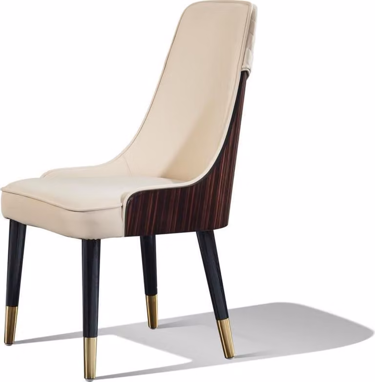 Luxus Design Polster Stuhl Stühle Sitz Büro Office Esszimmer Holz Möbel Stühle