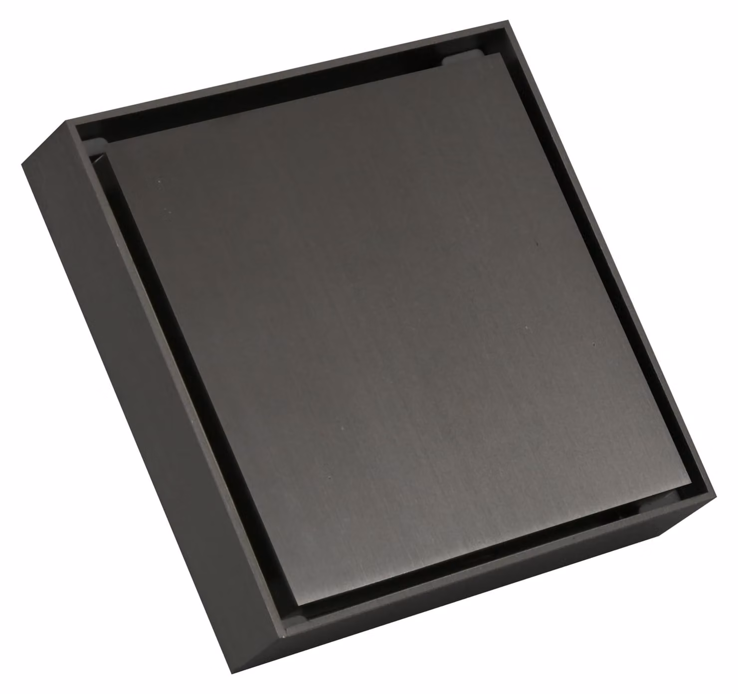 Scarico doccia regolabile 2-in-1 con inserto in Vetroceramica