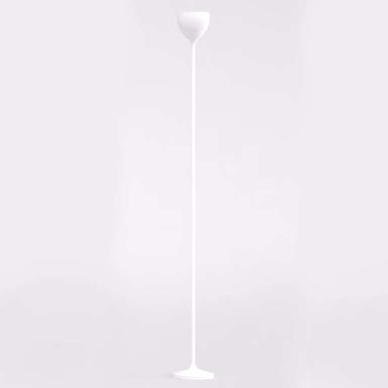 Rotaliana Lampada da terra Drink, dimmerabile, Bianco / Opale, Soggiorno / Sala da pranzo, Alluminio, Design, Lampada da terra