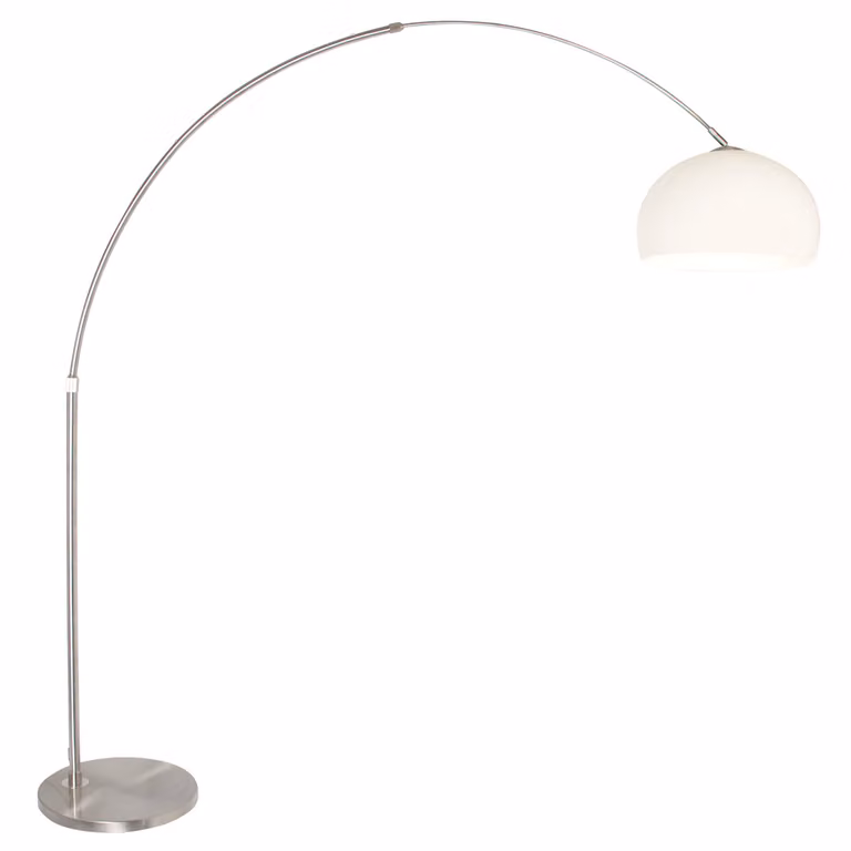 Lampada da terra - acciaio - Sparkled Light - plastica metallo - Ø 45cm - E27 - 9678ST - Steinhauer