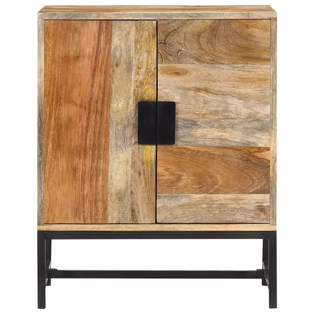 Credenza vintage in legno di mango e metallo vidaXL L: 60 cm, P: 35 cm, H: 75 cm – 2