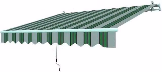 Tenda da Sole Avvolgibile Blinky 195X150 Bianco/Verde