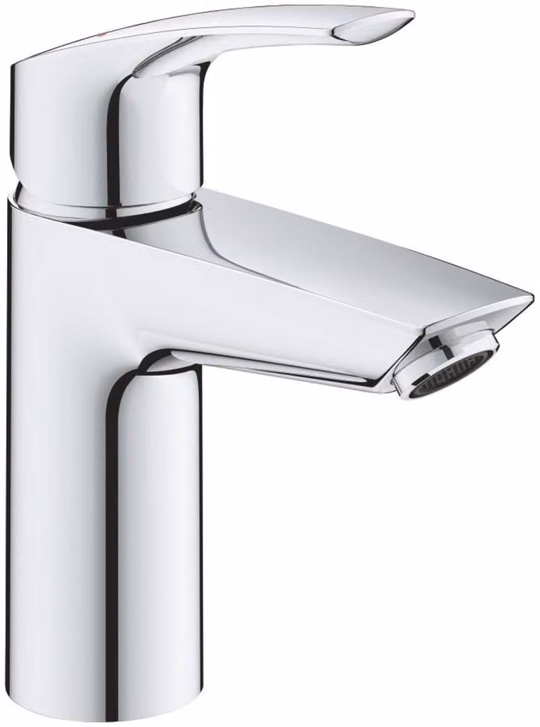 Grohe Eurosmart Mitigeur monocommandé pour lavabo, S-Size, saillie 109mm, sans vidage, EcoMode, Cradle to Cradle Certified® Gold, 24192003, 24192003