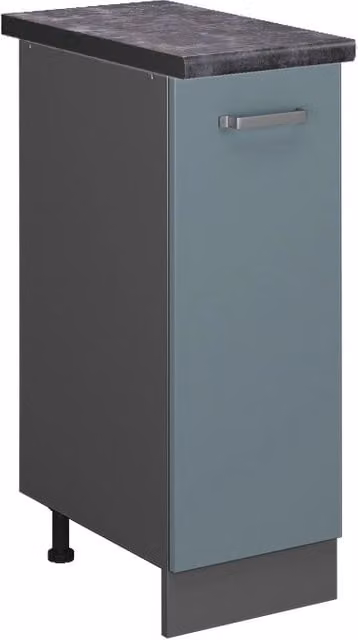 Armadio cucina dispensa alto R-Line Grigio-blu/Antracite 30 cm, PL Antracite Vicco