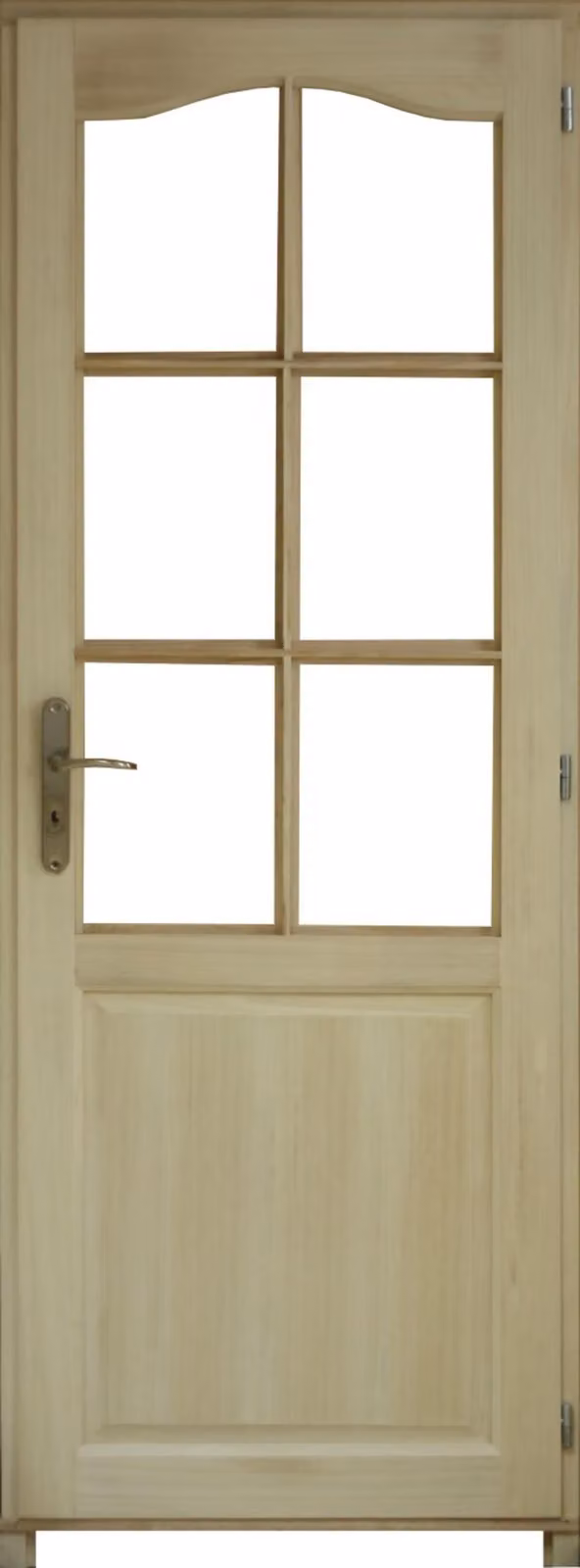 Bloc Porta Paulownia 6 Vetrature (non Fornite) H204 x L83 cm Costa Tavolo P.giusto GD MENUISERIES