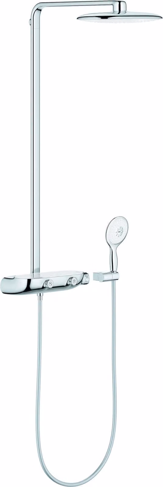 Grohe Rainshower System SmartControl 360 Mono système de douche avec mitigeur thermostatique, montage mural, 26361LS0, 26361LS0