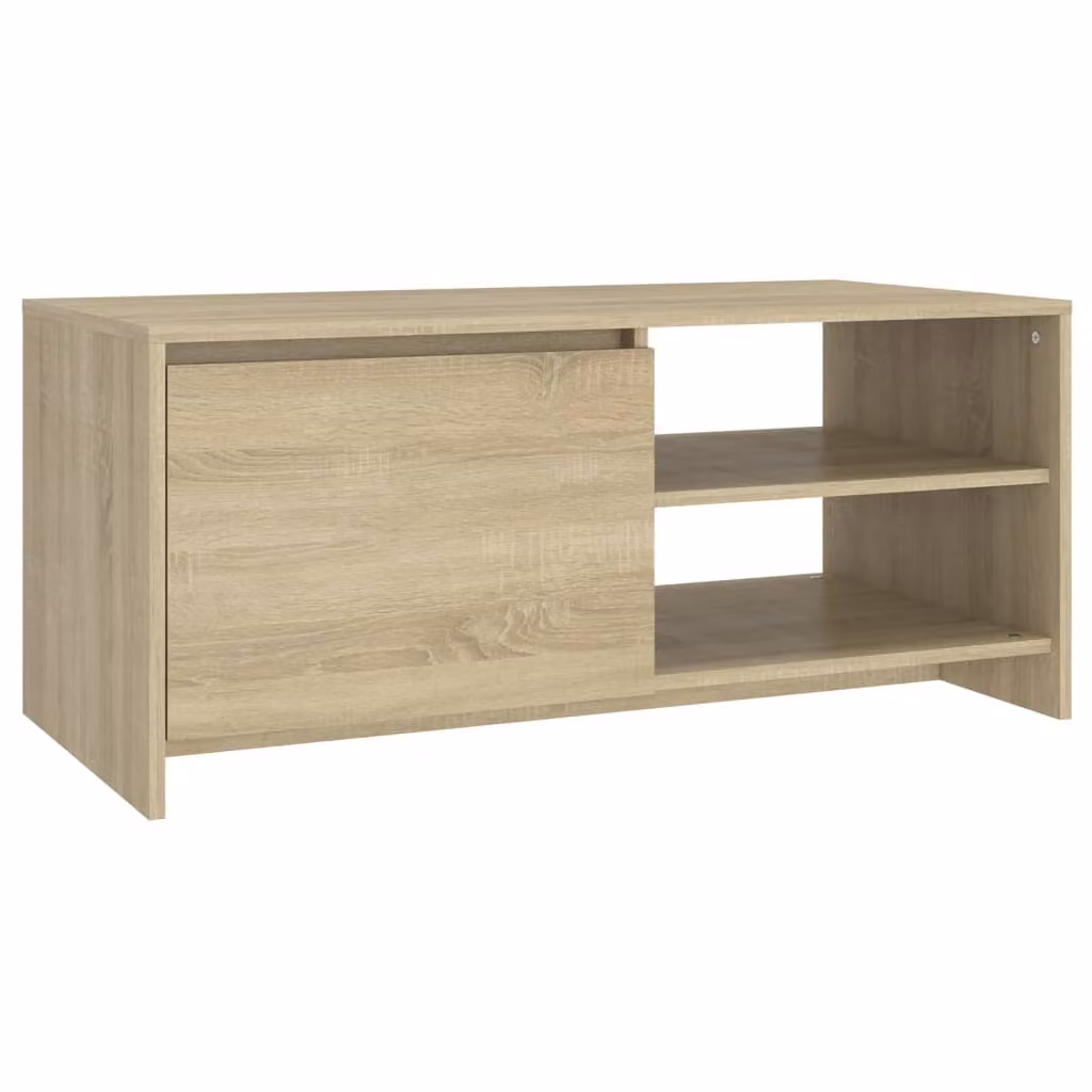 Tavolino in rovere Sonoma 102x50x45 cm Materiale a base di legno
