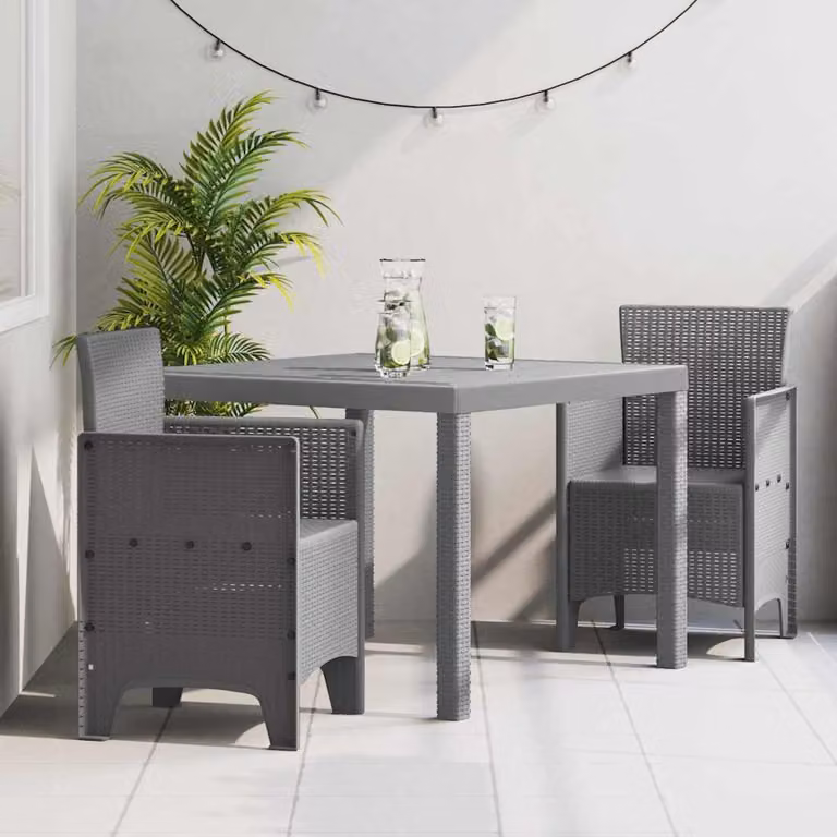 Maison Exclusive - 3 pezzi, grigio scuro