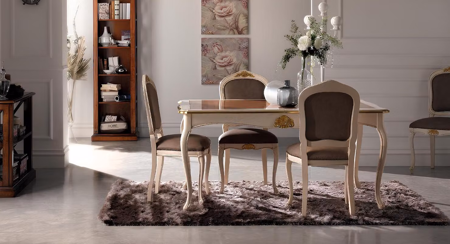 Tisch Echtes Holz Klassische Barock Antik Stil Esstisch Tisch Echtes Holz