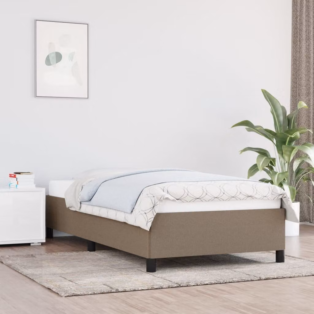 The Living Store rete taupe 90x200 cm tessuto