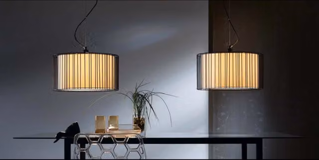 LINDA, Lampada a Sospensione per Interni, Faro Barcelona Colore: Nero