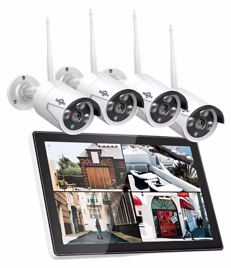 WK-10VP-4HB613 - Sistema di telecamere di sicurezza - 10 canali, telecamera da 3MP - Per uso esterno - Telecamera di sorveglianza
