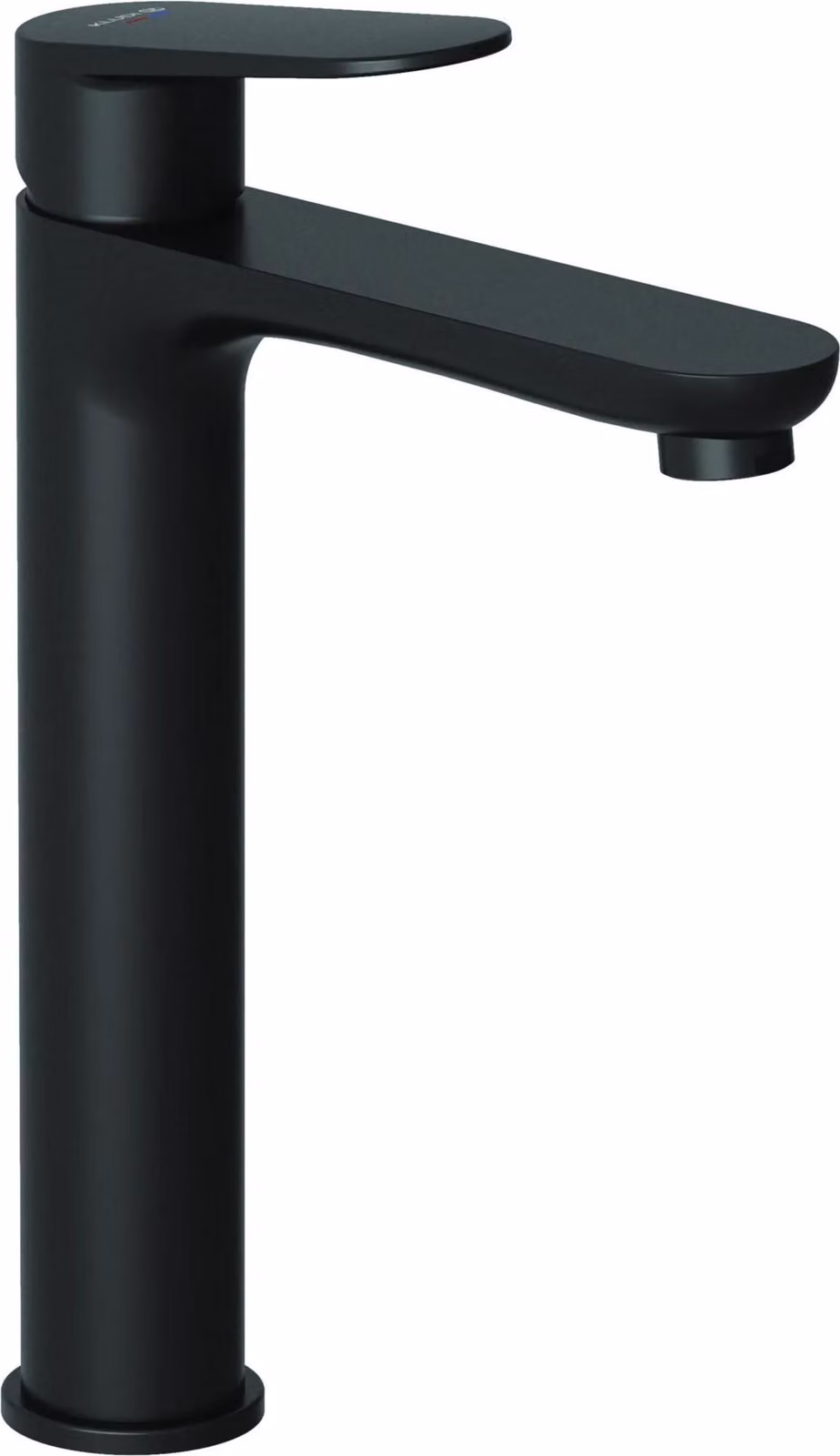 Kludi X1 Lavabo EHM 240 senza set di scarico nero opaco, 1 pz.
