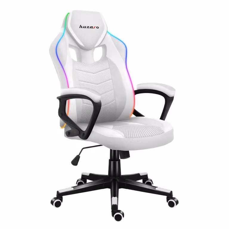 Huzaro Force 2.5 RGB WHITE MESH gaming chair