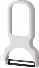 Pelapatate in plastica Ghidini colore bianco