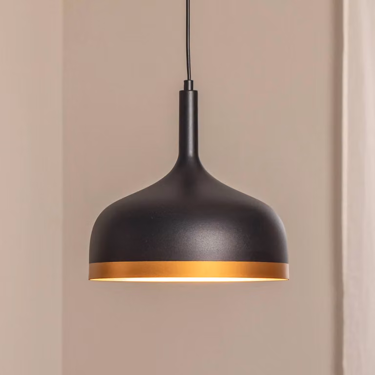 Lampada a sospensione Sivani MR-826 Opviq, dimmerabile, Nero, Soggiorno / Sala da pranzo, Metallo, Lampada a sospensione