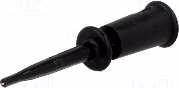 1 x Pinza a morsetto di misura, 60 VDC, 3 A, nera. Resistenza di contatto: max. 1,27 mm. Pinza a morsetto di misura