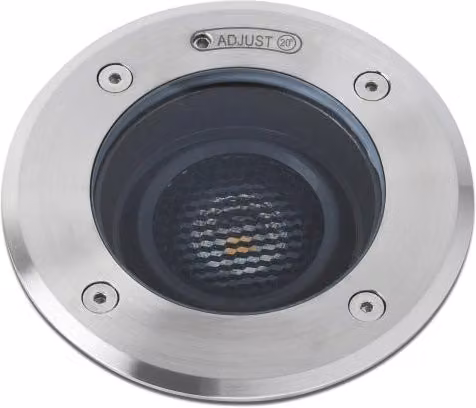 GEISER 180 Lampada incasso regolabile grigio 10ø 15W