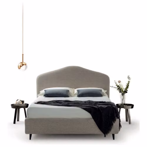 Letto matrimoniale con testiera sagomata Ellis Rimar