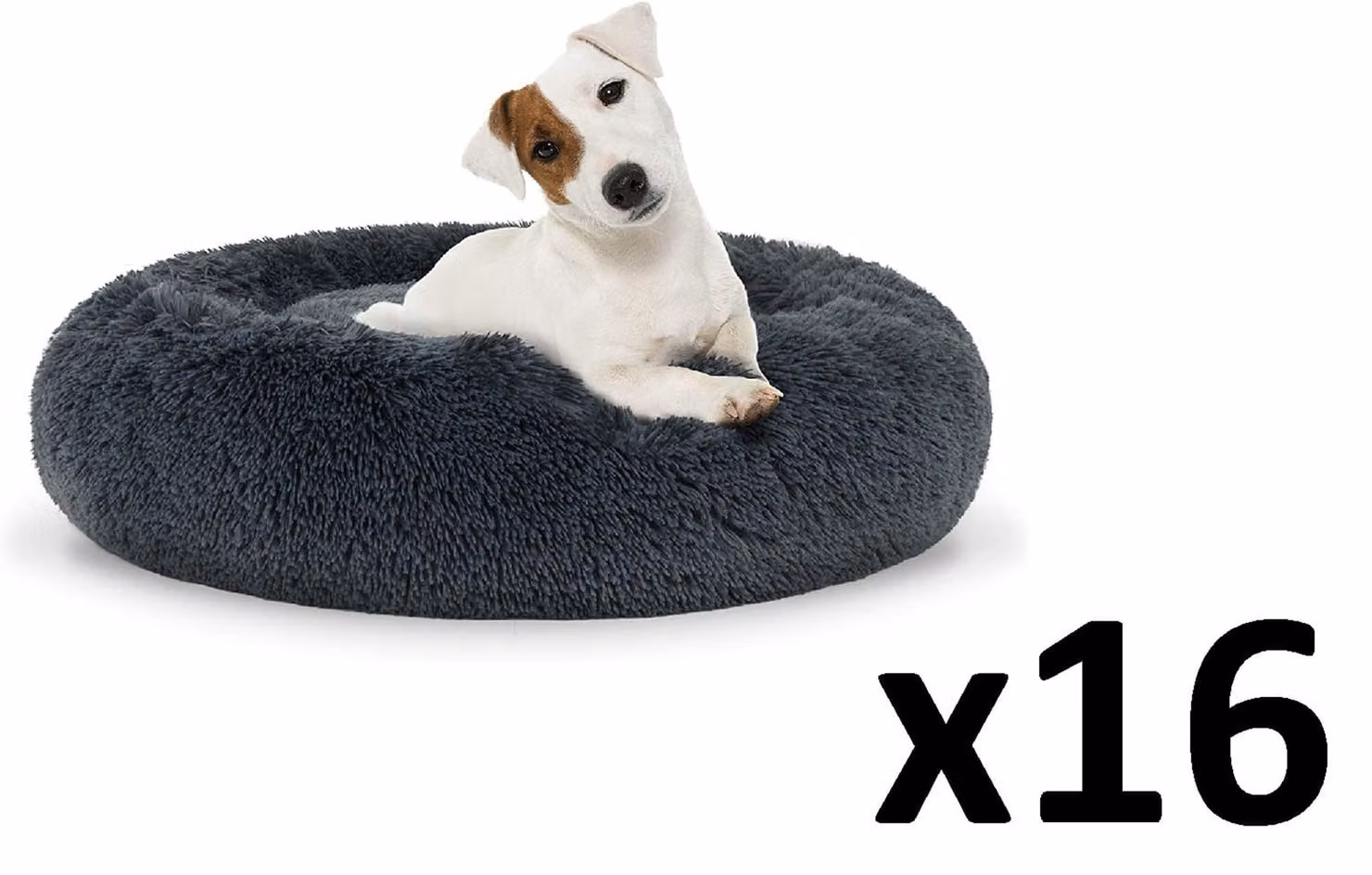 Cuccia Per Animali - Leobert - Grigio Scuro - 60 Cm - Set Da 16