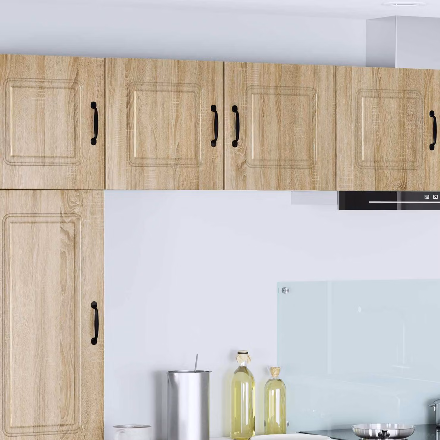 vidaXL Pensile da cucina Kalmar Rovere Sonoma marrone L: 40 cm, P: 31 cm, H: 40 cm