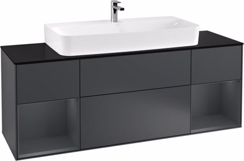 V&B mobile da parete Finion 160cm, Pl b m, Rg md m Lac, md bl. m Lac