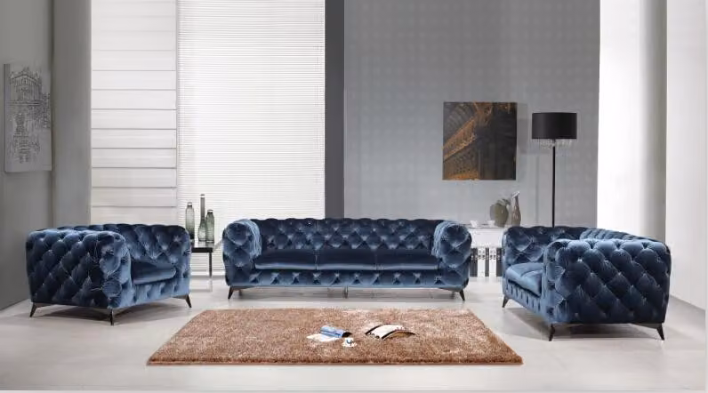 Design Chesterfield 3+2+1 Sofagarnitur Couch Polster Luxus Sofa Couchen