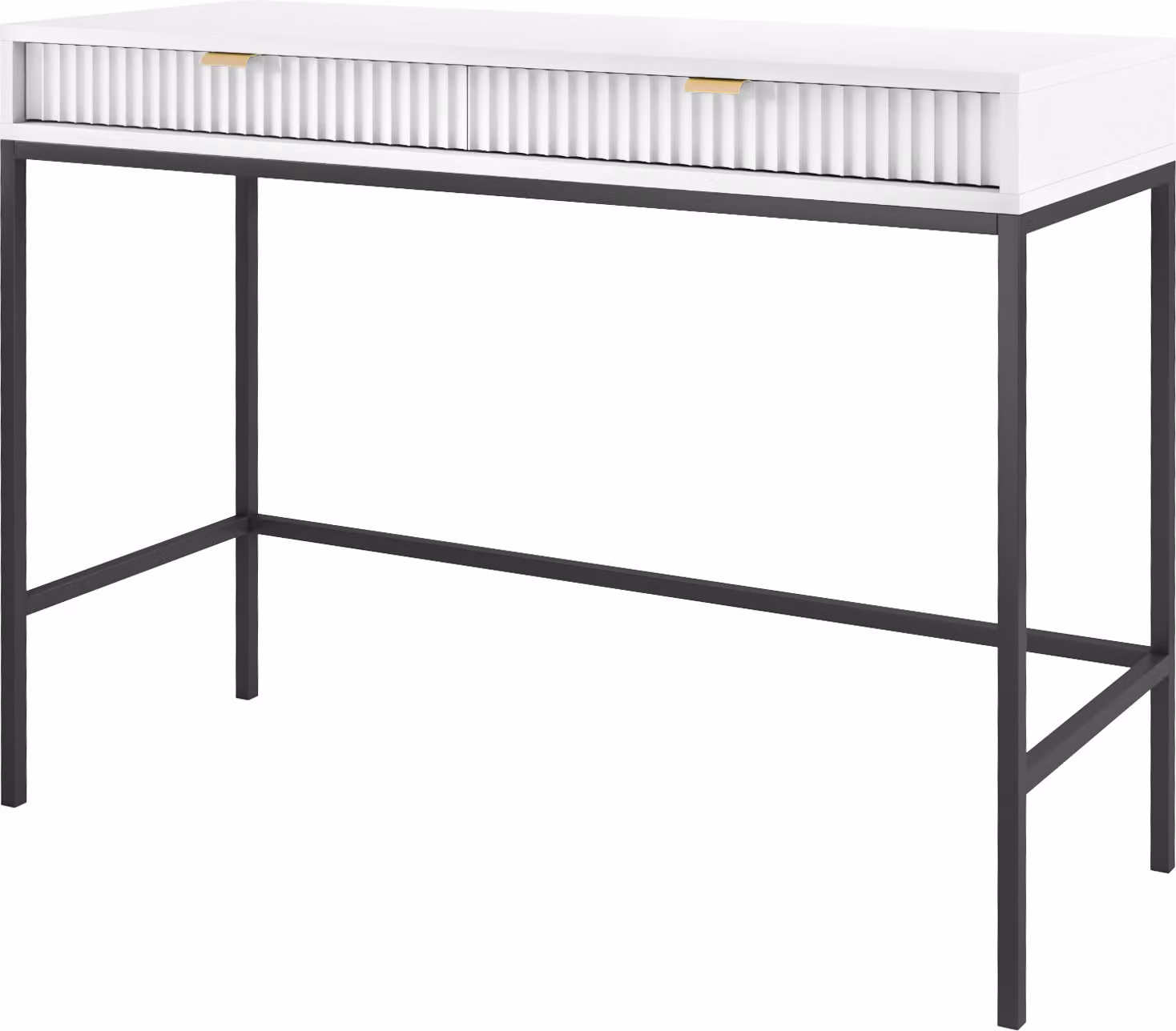 Comò da trucco, bianco, 50 x 78 x 104 cm
