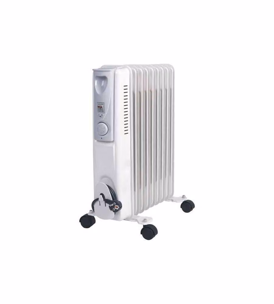 Syntesy Radiatore ad Olio 9 Elementi 2000W - Termostato Regolabile