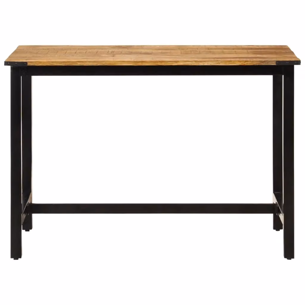 Tavolo da pranzo e da cucina rettangolare in legno di mango e metallo marrone L: 110 cm, P: 60 cm, H: 76 cm – 2