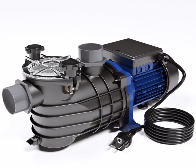 Pompa per piscina - 13200 l/h - 370 W - Con prefiltro - Prevalenza 11 m