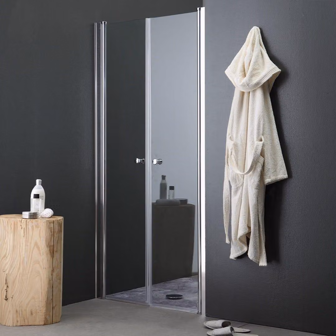 Porta doccia antipanico con apertura a saloon da 70 cm